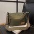 Casual Multi-Pocket Nylon Crossbody Bag Lightweight Shoulder Purse Waterproof Travel Messenger Bag Green