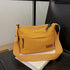 Casual Multi-Pocket Nylon Crossbody Bag Lightweight Shoulder Purse Waterproof Travel Messenger Bag Yellow