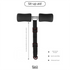 Portable Sit-Up Assistant Bar Door & Bed Anchor Core Trainer Adjustable Ab Workout Equipment Black