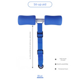 Portable Sit-Up Assistant Bar Door & Bed Anchor Core Trainer Adjustable Ab Workout Equipment Blue