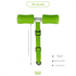 Portable Sit-Up Assistant Bar Door & Bed Anchor Core Trainer Adjustable Ab Workout Equipment Green