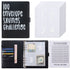 100 Envelope Savings Challenge Binder A5 Budget Planner Book PU Leather Cash Stuffing Money Organiser with Magnetic Closure & Tracker (Black)