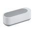 Portable Sonic Vibration Glasses & Jewellery Cleaner - Battery Operated Washing Box for Travel, Dentures & Rings (Sleek Round Lid Edition, Requires 2x AAA Batteries)