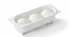 2 PCS Large Round Ice Cube Trays with Lids 3 Cavity Sphere Ice Ball Maker Mould Stackable Hard Plastic Slow Melting for Whiskey Cocktails White