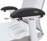 Black memory foam armrest pads with anti-slip straps.