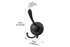 Stainless Steel Vacuum Suction Cup Hook Rack 3-Hook Black Wall Mounted Towel Rail for Bathroom and Kitchen No Drilling Required