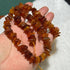 Approx 12mm Irregular Amber Loose Beads - Natural Old Wax Style Honey Nuggets for DIY Jewellery Making - Centre Drilled Chips for Necklaces & Bracelets