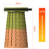 Portable Retractable Stool MAX Gen 8 Telescopic Camping Seat 50cm Tall Extra Wide Heavy Duty Olive Green & Coffee for Bush Camping & Fishing