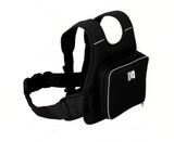 Children Motorcycle Safety Harness for Electric Bike Adjustable Kids Security Strap with Storage Bag Black Anti-Fall Protection Gear Front and Rear Use