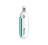 Adjustable Cat Nail Clippers Safety Round Hole Trimmer 1mm-3.5mm Anti-Splash Grooming Tool with File for Kittens & Rabbits Blue