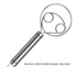 Stainless Steel Danish Dough Whisk Double Ring Bread Mixer Tool for Sourdough Pizza Pastry & Batter Baking