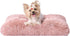 Luxury Long Plush Pet Bed Mat Faux Fur Crate Pad 125x85cm Pink XXXL Soft Warm Cushion for Giant Breeds