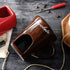 Coffee European Style Ceramic Chocolate & Cheese Melter Set - 200ml Mini Melting Mug & Fork