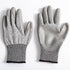 2-Pair Grey Level 5 Cut Resistant Work Glove - Anti-Abrasion & Anti-Puncture Protective Gloves (M Size)