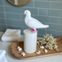 Adorable White Pigeon Smart Motion Sensor Foam Pump - Touchless Hand Washer with Anti-Glare Technology for Outdoor & Bright Light