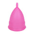 2PCS Reusable Medical Grade Silicone Menstrual Cup(XS Size) & 2PCS Matching Sterilizer Box - Microwave Safe Disinfector Case, Heat Resistant 130°C (Pink Set)