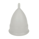 2PCS Reusable Medical Grade Silicone Menstrual Cup(XS Size) & 2PCS Matching Sterilizer Box - Microwave Safe Disinfector Case, Heat Resistant 130°C (White Set)
