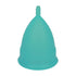 2PCS Reusable Medical Grade Silicone Menstrual Cup(XS Size) & 2PCS Matching Sterilizer Box - Microwave Safe Disinfector Case, Heat Resistant 130°C (Blue Set)