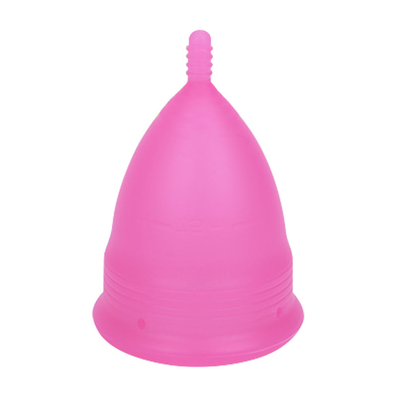 2PCS Reusable Medical Grade Silicone Menstrual Cup(S Size) & 2PCS Matching Sterilizer Box - Microwave Safe Disinfector Case, Heat Resistant 130°C (Pink Set)