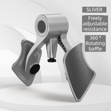 2-in-1 Sliver Kegel Trainer for Glute Lifting & Leg Toning - Adjustable Resistance & 360° Rotating Baffles for Postpartum Recovery & Pelvic Health