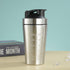 Sliver 500ML Premium Stainless Steel Protein Shaker Bottle - BPA-Free Metal Mixer Cup with Scale for Gym, Fitness & Meal Replacement
