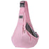 Pink Lightweight Breathable Pet Crossbody Bag with Adjustable Padded  Strap & Reversible Double-Sided Design