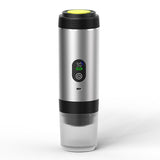 Sliver 3-in-1 Portable Espresso Maker with Self-Heating and One-Touch Cold Hot Brew - Smart Digital Display & 20Bar High Pressure for Rich Crema