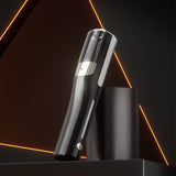 Black Cordless Automatic Split End Hair Trimmer - High-Speed Double-Sided Blade, Visible Trimming Window & Large Opening