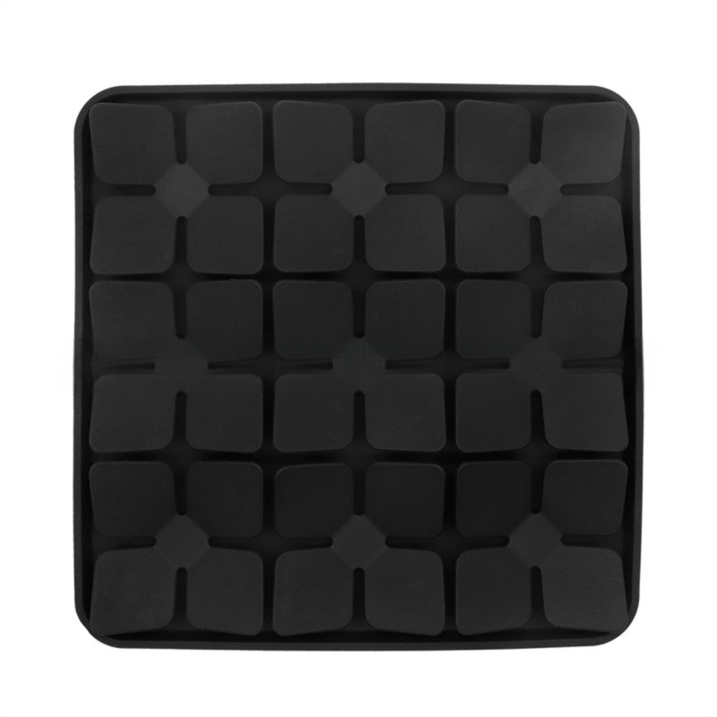 Black Food-Grade Silicone Pet Lick Mat for Perfect Distraction - 3D Textured Slow Feeder & Dental-Cleanner with Powerful Suction