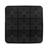 Black Food-Grade Silicone Pet Lick Mat for Perfect Distraction - 3D Textured Slow Feeder & Dental-Cleanner with Powerful Suction