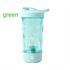 500ML Green Portable Diamond Electric Shaker - Strong Vortex Stirring, Dual Temperature Endurance & Self-Cleaning for Protein Powder Coffee