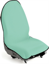 Mint Waterproof Towel Car Single Seat Cover - Universal Non-Slip Sweat-Absorbent Bucket Seat Protector for Gym Fitness and Beach