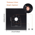 2-Piece Black Reusable Oil-Proof Teflon Stovetop Burner Liners - Cuttable, Non-Stick, Heat-Resistant & Dishwasher Safe Clean Pad
