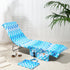 2-in-1 Microfiber Sun Lounger Towel & Portable Tote Bag - Sand-Free & Quick Dry Beach Chair Cover with Side Pockets (ST003 / 75x211cm)