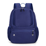 24L High-Capacity Dark Blue Basketball Backpack with Shoe Compartment & Dedicated Ball Zone - Waterproof & Durable Oxford Training Bag