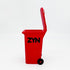 Red Mini Zyn Bin Desk Simulation Trash Can - Novelty Desktop Decor & Storage Box