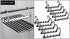 Ultimate Closet Space-Saver Set: 9-Tier Black Stainless Steel Retractable Pants Rack & 10-Pack Multi-Port Magic Hangers