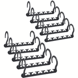 10-Pack 360° Rotating Magic Cascading Hangers - Space-Saving 10-Port Folding Clothes Rack