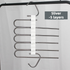 5-Layers Sliver Stainless Steel Pants Rack with Horizontal / Vertical Modes and Expandable Pull-Out Rods - High-Load Folding Magic Hanger