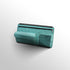 Blue Faux Suede Car Sun Visor Organizer with Spring Strap - Multi-Functional Eyewear Case & Card Holder