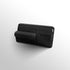 Black Faux Suede Car Sun Visor Organizer with Spring Strap - Multi-Functional Eyewear Case & Card Holder