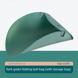 Dark Green 380L Ultra-Large Collapsible Leaf Collection Bag - Lightweight & Durable Oxford Cloth Instant Pop-Up Garden Waste Bin