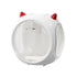 White Cute Magnetic Display Case - Dustproof &