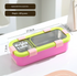 Green Premium 2-Compartment Stainless Steel Lunch Box - 600ml Leak-Proof Bento Box for School and Office - Portable Meal Container for Students and Professionals