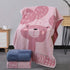Pink Balloon Deluxe Extra Large Pure Cotton Beach & Bath Towel | Highly Absorbent, Thick 70 x 140 cm | Fun Cartoon Design