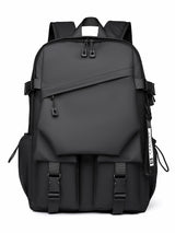 Black Professional Business and Travel Backpack | Large Capacity 15.6 Inch Laptop Compartment | Water-Resistant Functional Design