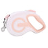 Pink 3 Meter Retractable Dog Leash | Ergonomic Anti-Slip Grip | Heavy Duty Nylon Rope for Small to Medium Dogs