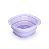 Purple Collapsible Silicone Face Ice Basin | Portable Cold Therapy and Beauty Tool | Multi-Use Facial Spa