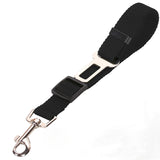 Black 5PCS Universal Adjustable Pet Car Safety Seat Belt | Heavy Duty Retractable Harness Restraint | Anti-Jump Window Safety Clip
