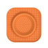 L Orange 2-Pack Premium Silicone Pet Lick Mat - Slow Feeder for Dogs and Cats with Powerful Suction Base - Anxiety Relief and Boredom Buster for Grooming and Bathing